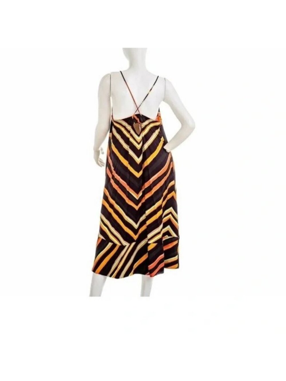 Anthropologie Runi Chevron Midi Dress - Picture 5 of 8